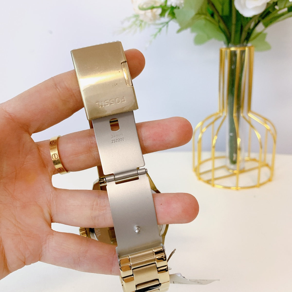 Fossil BQ2667 Brox Automatic Gold-Tone Stainless Steel Watch Fossil BQ2667 Brox Automatic Gold-Tone Stainless Steel Watch